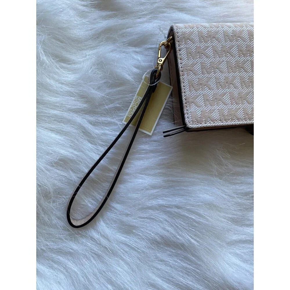 Michael Kors Jet Set Small Phone Case,  Wristlet Wallet, Soft Pink